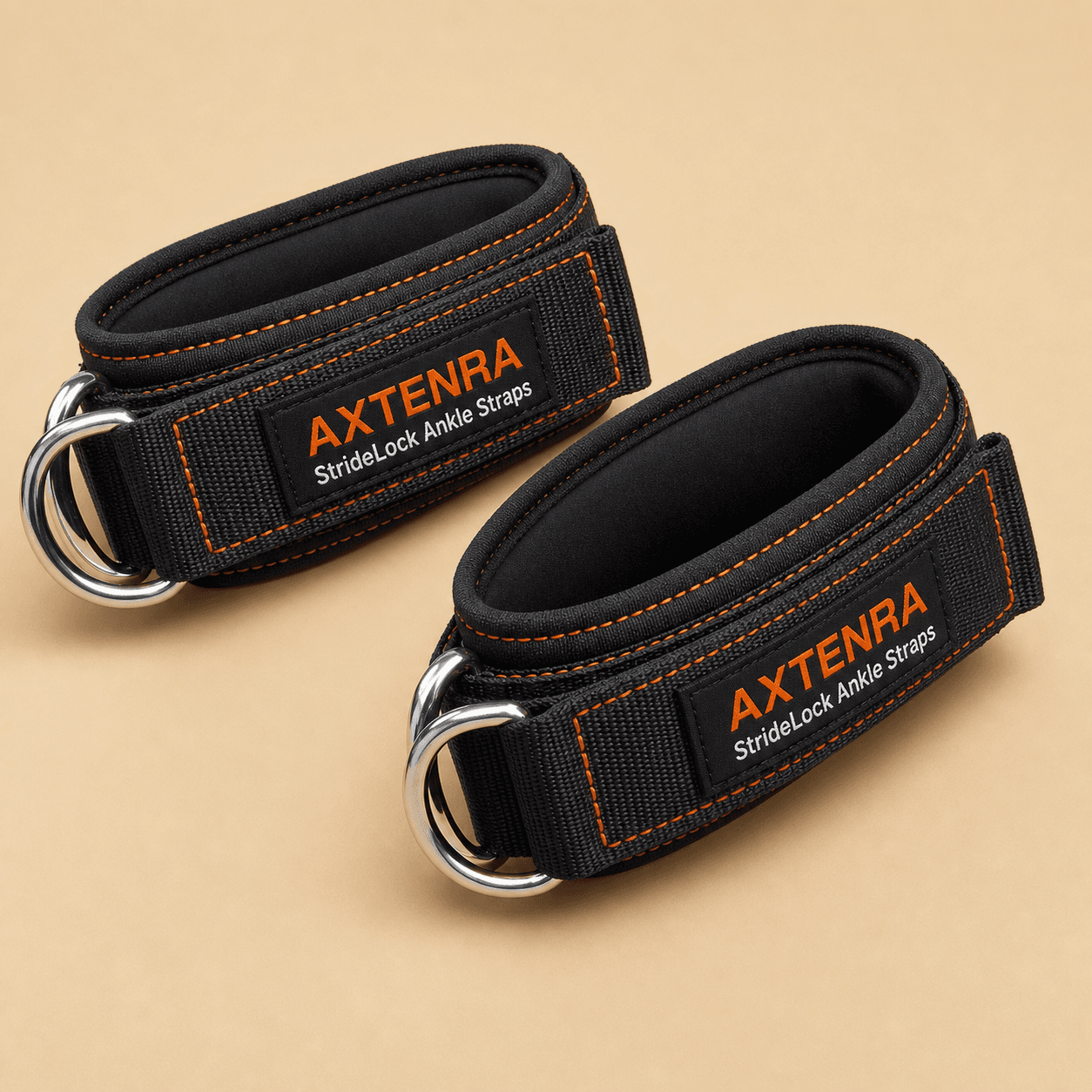 Synthetic product concept render of StrideLock Ankle Straps